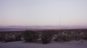 Cindy Bernard, Antenna (100 ft. rhombic, partial), W6BA/W6ANN Twentynine Palms, CA 2007