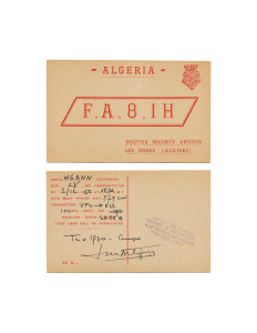 Cindy Bernard, FA8IH, December 3, 1950 Algeria today: People's Democratic Republic of Algeria (independent 1962) 41 of 115 parts