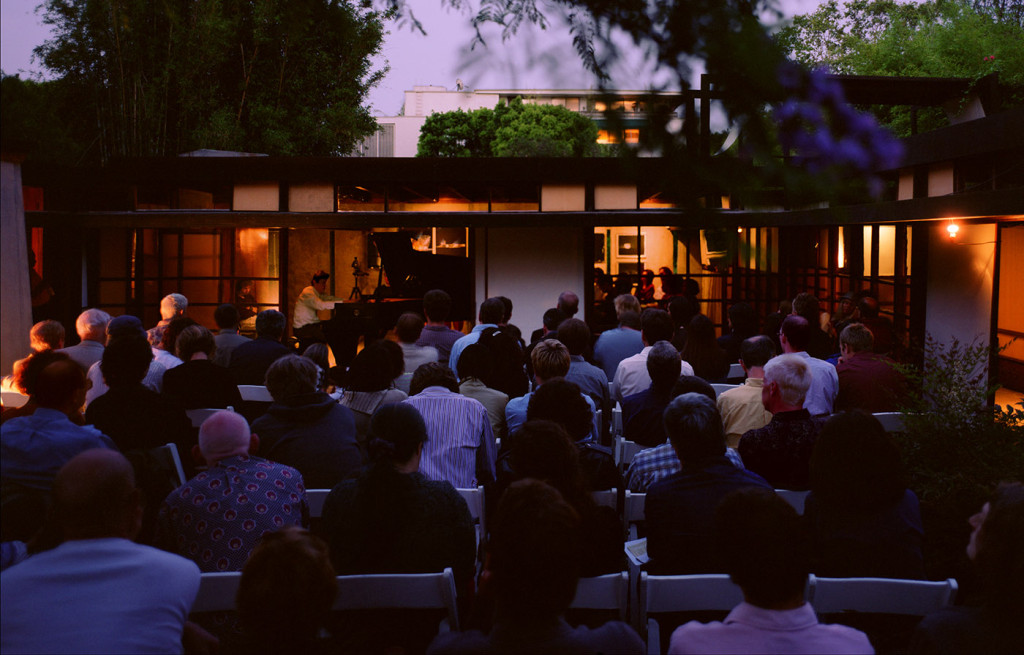 Cindy Bernard, June 28, 2002, 2002 – James Tenney plays 4'33" by John Cage at the first sound. concert held under the auspices of SASSAS