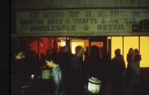 Cindy Bernard and Joseph Hammer, projections+sound, Goldman-Tevis Gallery, Los Angeles, March 17, 2001