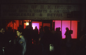 Cindy Bernard and Joseph Hammer, projections+sound, Goldman-Tevis Gallery, Los Angeles, March 17, 2001