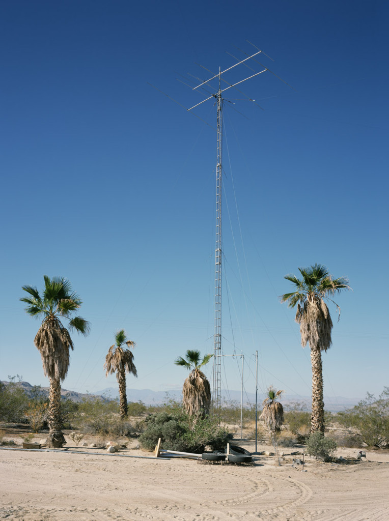 Antenna (NW), W6BA/W6ANN Twentynine Palms, CA, 2007  Chromogenic print  Framed: 61 x 47.5 inches  Edition of 3