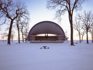 Cindy Bernard, Ludwig Wangburg Bandshell (City of Clear Lake, 1954) Clear Lake, Iowa, 2004