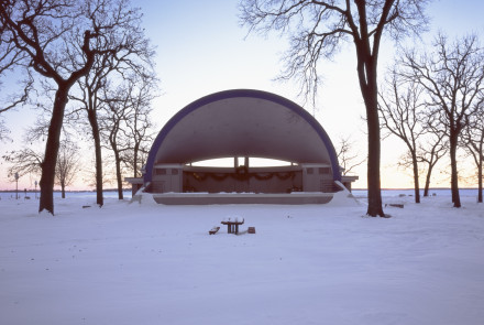 Cindy Bernard, Ludwig Wangburg Bandshell (City of Clear Lake, 1954) Clear Lake, Iowa, 2004