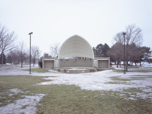 Cindy Bernard, Sesquicentennial Bandshell (Citizens of Kenosha, 1988; Grass Knoll by G. LeBlanc Corporation, 1988) Kenosha, Wisconsin, 2004