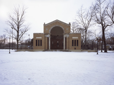 Cindy Bernard, World War I Memorial Band Shelter aka Battell Park Band Shelter (City of Mishawaka, 1928) Mishawaka, Indiana, 2004