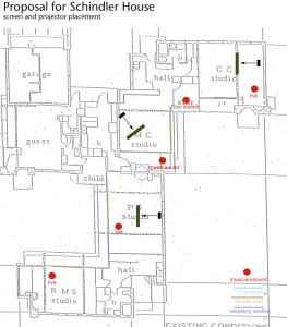 Cindy Bernard, space, climate, light, mood, diagram, MAK Center for Art and Architecture at the Schindler House, February 16, 2000