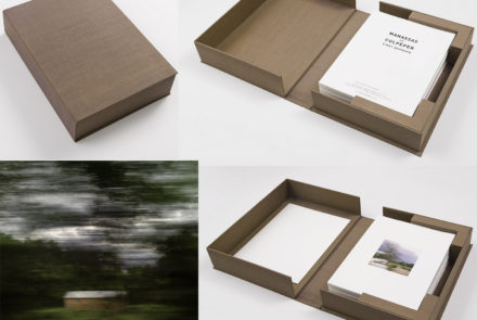 Image: Manassas to Culpeper, 2014-15/2016, 98 archival pigment prints in a custom portfolio box. Detail: Mansassas to Culpeper: Img_5756 (Folio photos credit: Jeff McLane)
